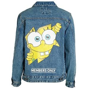 Members Only x Nickelodeon SpongeBob denim jacket